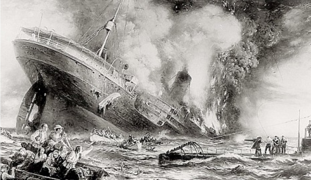 British Ship Lusitania