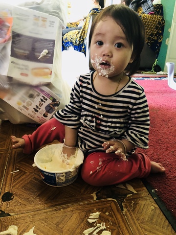 Independence: Grace not wanting to be fed by others