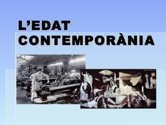 Edat Contemporània