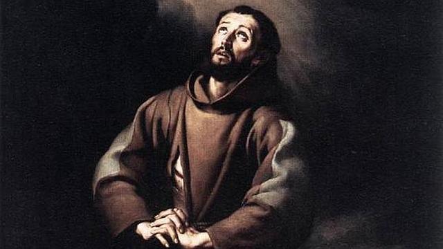 Ayuno rezando en el monte Alverno