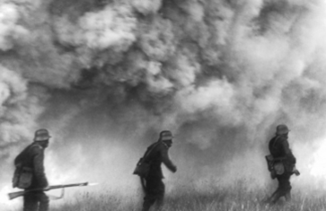 First Use of Gas as a Weapon by the Germans