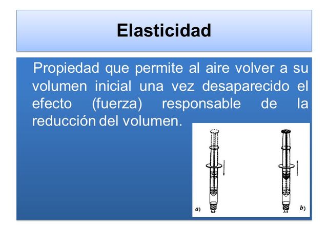 elasticidad del aire y sus efectos