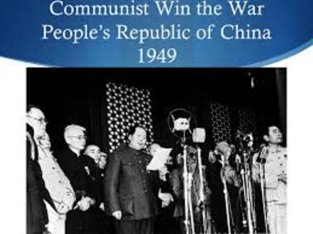 Communist win over China