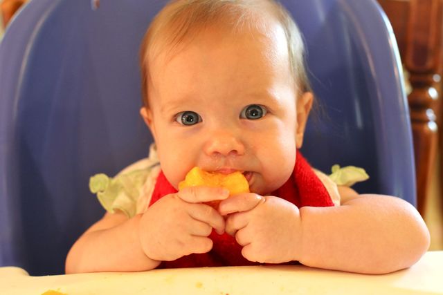 Baby Eats with Fingers