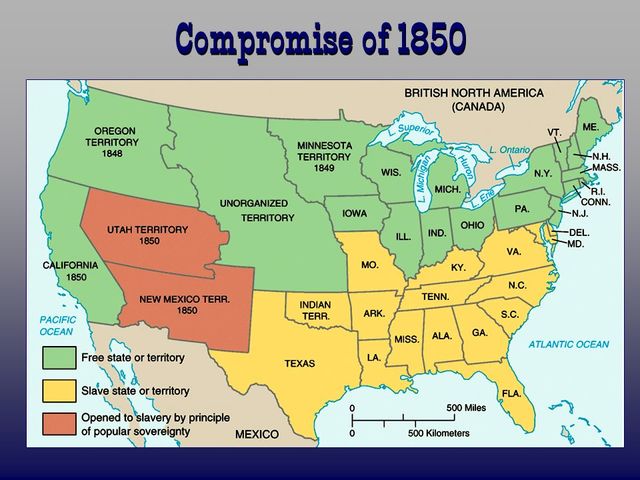 1850 Compromisein an attempt to seek a compromise and avert a crisis between North and South. As part of the Compromise of 1850, the Fugitive Slave Act was amended and the slave trade in Washington, D.C., was abolished.