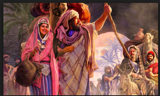 Abraham and Sarah arrive in Canaan
