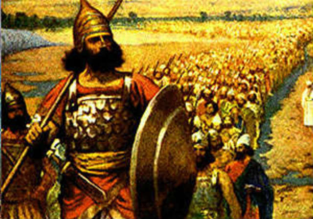Joshua invades Canaan with the Israelites