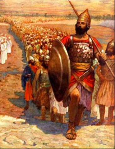 Joshua invades Canaan with the Israelites