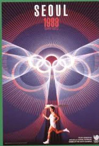 En los juegos de Seúl, Estados Unidos pierde la hegemonía por primera vez.