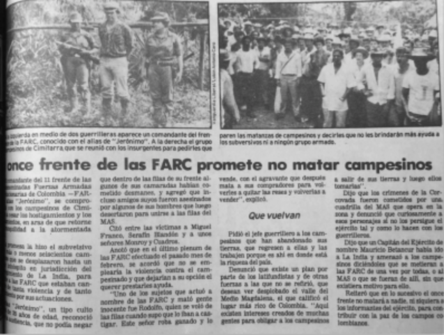 Proceso de paz (fin del acuerdo) - Belisario Betancur