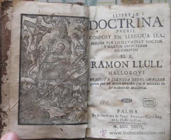 Ramón Llull y su obra "Doctrina Pueril"