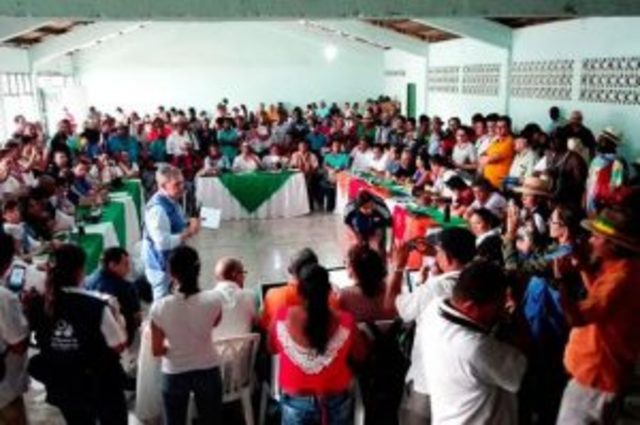 Movilización de la Minga indígena Nacional