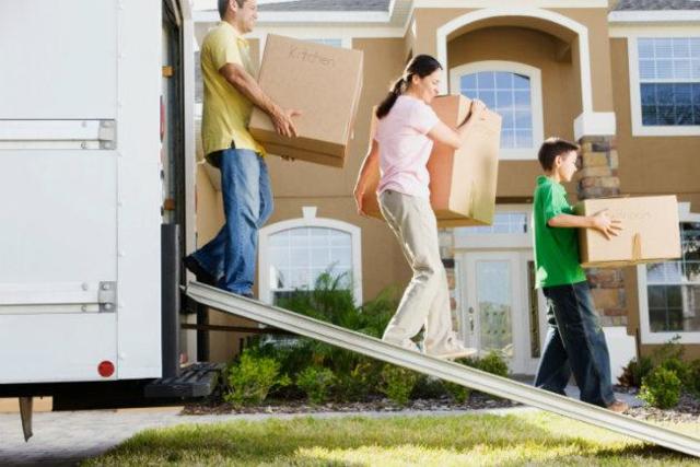 MY MOTHER BOUGHT A HOUSE AND WE MOVED THERE.