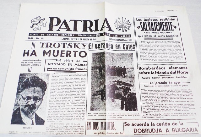 Muerte de Trotsky.