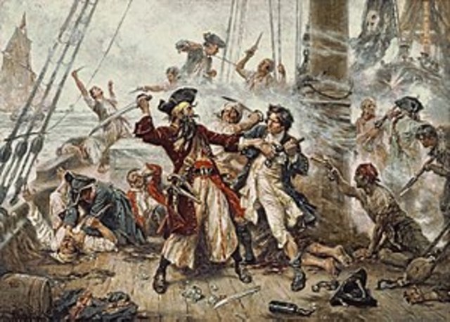 Ataques de piratas y corsarios