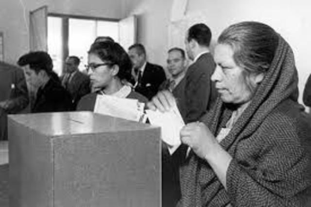 Derecho al voto a la mujer