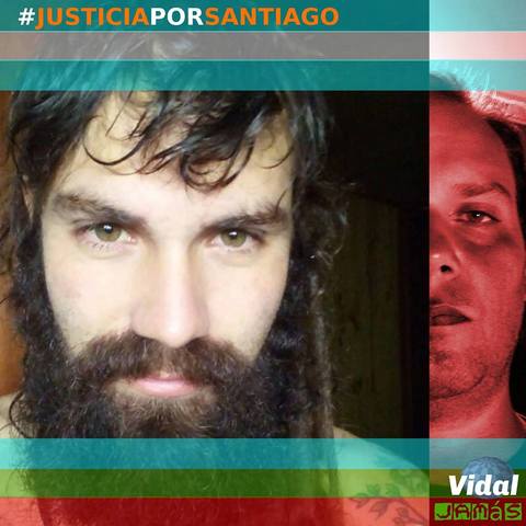 Marcha a ocho meses de la desaparición seguida de muerte de Santiago