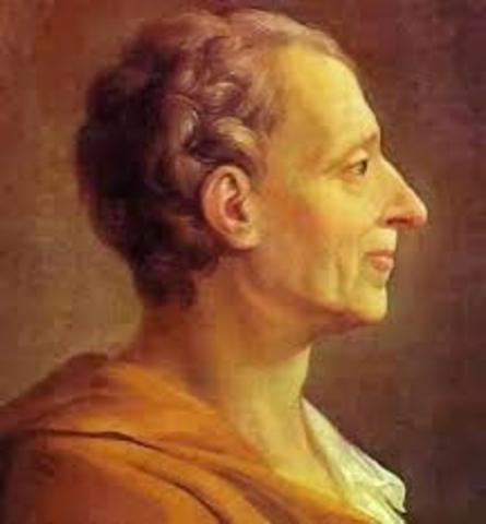 Division de poderes puesta por Montesquieu