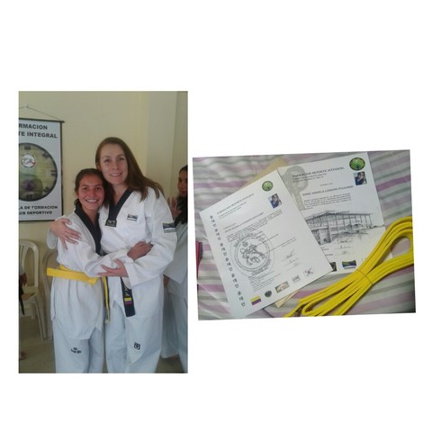 ascenso de grado taekwondo