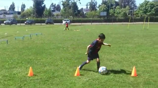 Entre a mi primera escuela de fútbol