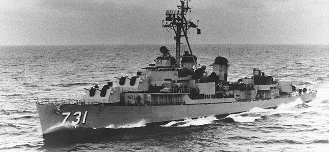 USS Maddox attacked