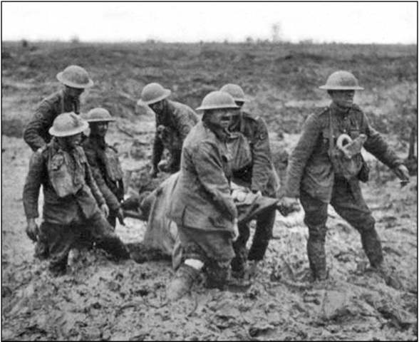 1916-ban behívták katonának