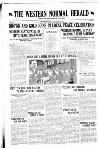 Western Participates in City's Peace Observance