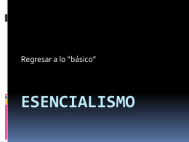 Concepción esencialista