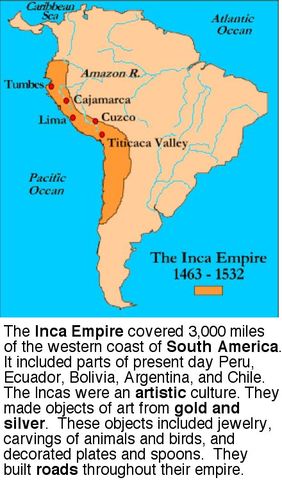 The powerful Inca Empire becomes considerably weaker.