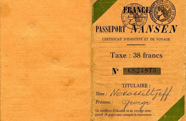 Creación del pasaporte Nansen