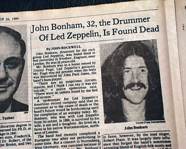 Muerte de John Bonham