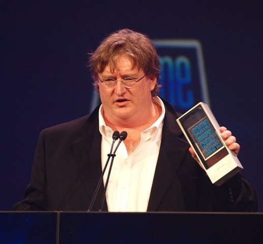 Gabe Newell received the BAFTA Fellowship award