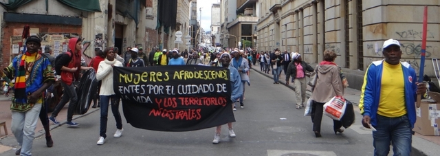 Movilización Mujeres Afrodescendientes del Cauca