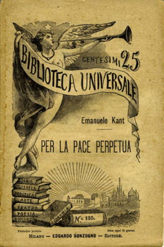 "Per la pace perpetua" - Kant