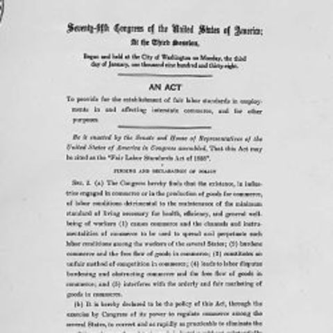 Fair Labor Standards Act