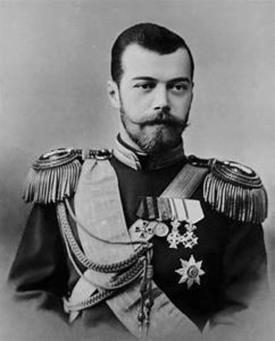 Czar Nicholas II Steps Down