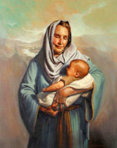 Sarah gives birth to Isaac