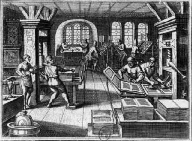 Nacimiento de la imprenta - Renacimiento