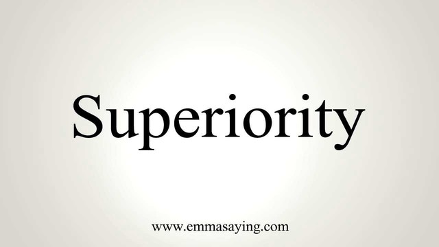 Superiority and negativity