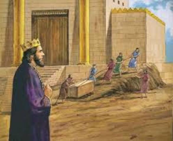 King Solomon builds the Temple