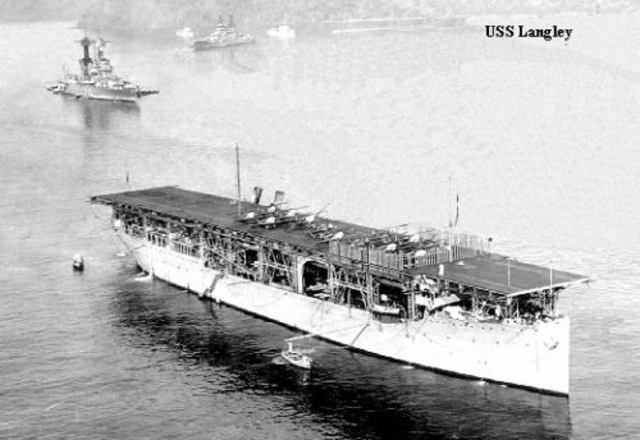 USS Langley (CV-1) Commissioned