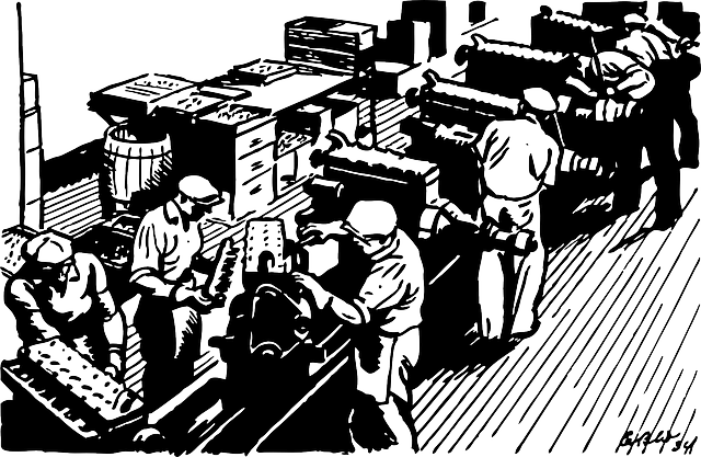 Línea móvil de montaje