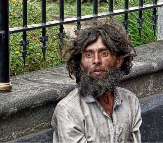 Homeless & the Library. Tewolde Knows Hunger.