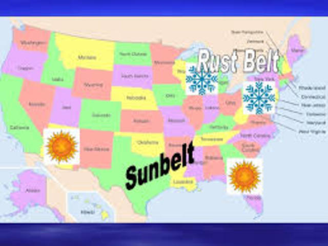 rust belt vs sun belt