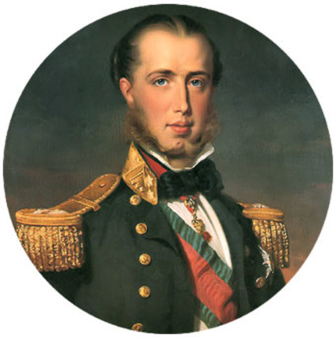 Maximiliano establece  el estatuto provisional