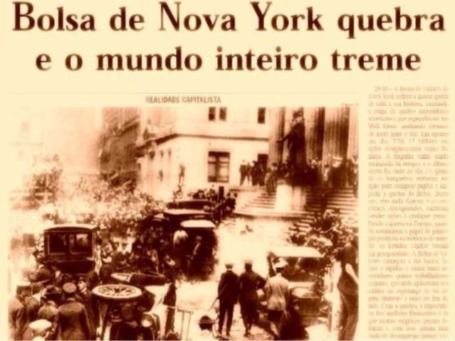 Crise da bolsa de valores