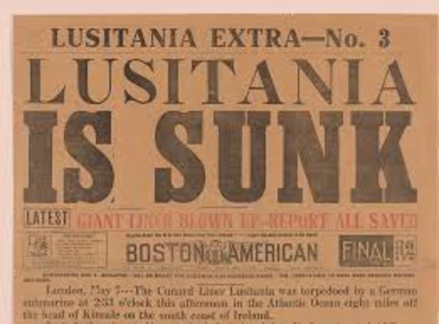 Sinking of the Lusitania