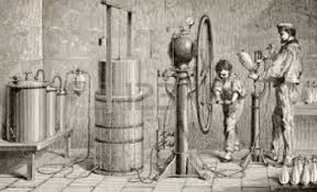 Joseph Priestly invents carbonated water