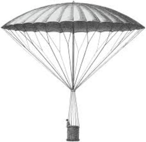 Jean Pierre Blanchard invents a working parachute