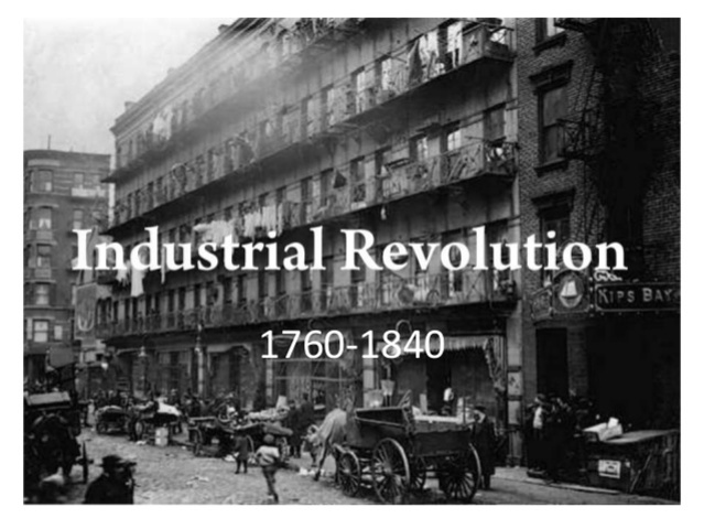 Beginning of Industrial Revolution